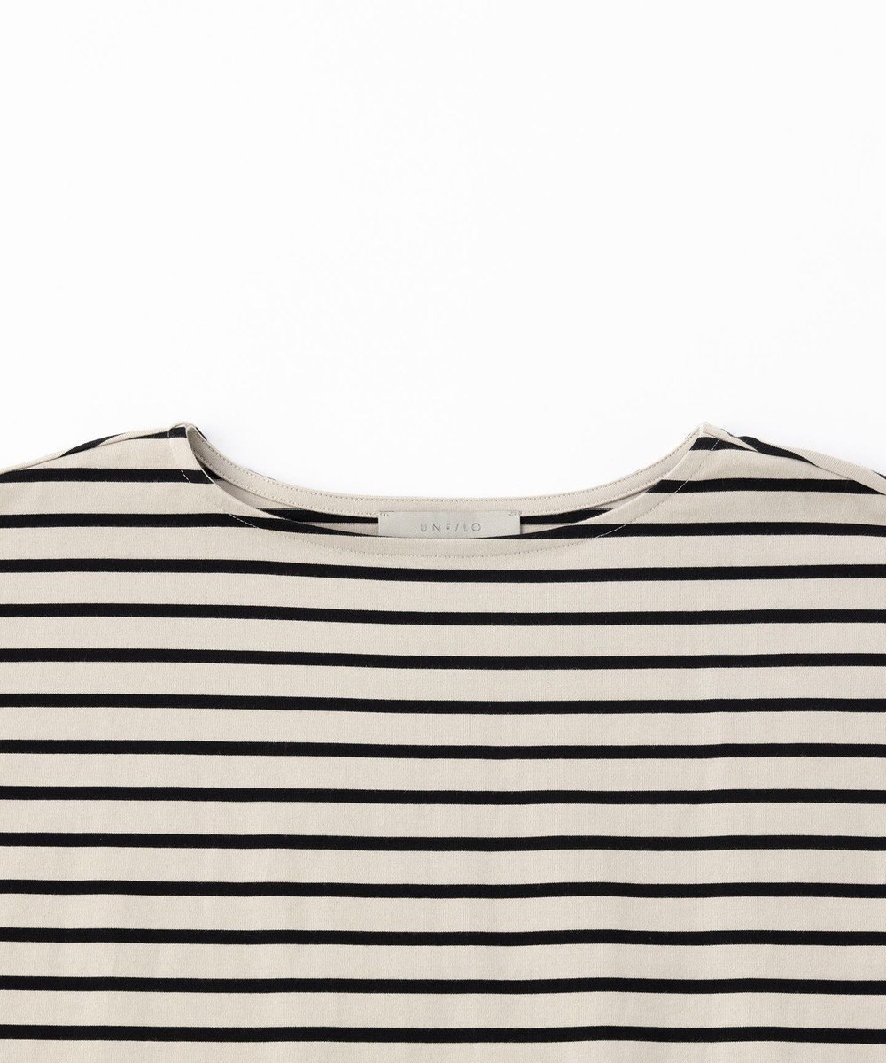 UNFILO 【洗える】ボーダーワイドTシャツ 