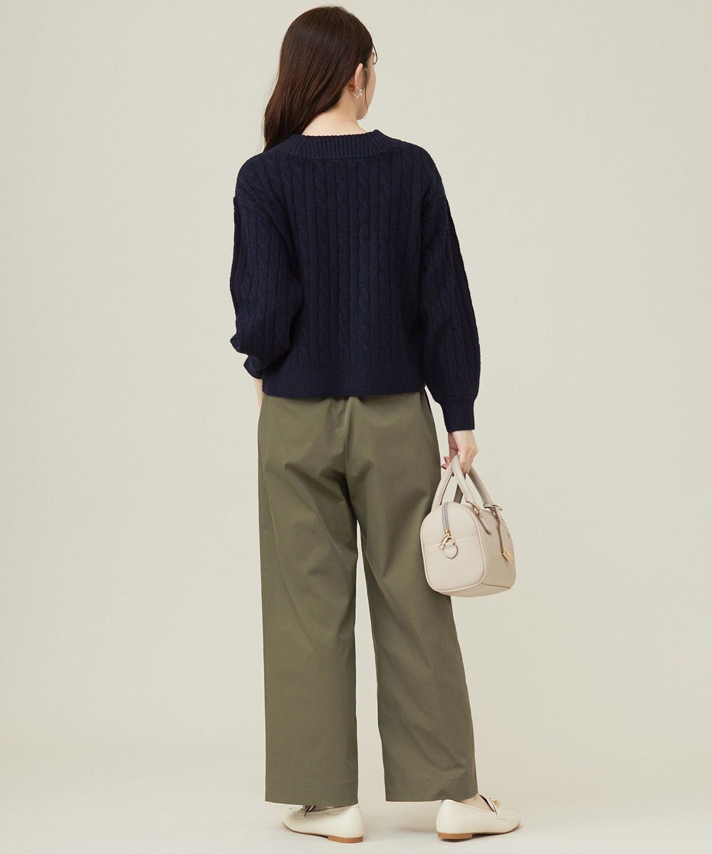 ANY SIS 【洗える】マリンディテール ワイドパンツ 