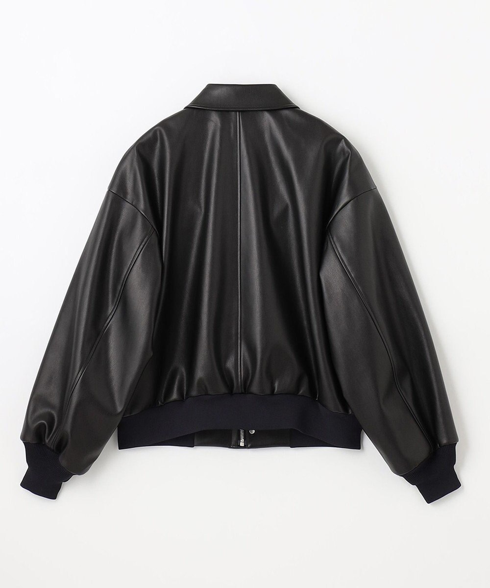 NAVE 【Nave】フェイクラムスキン ブルゾン 