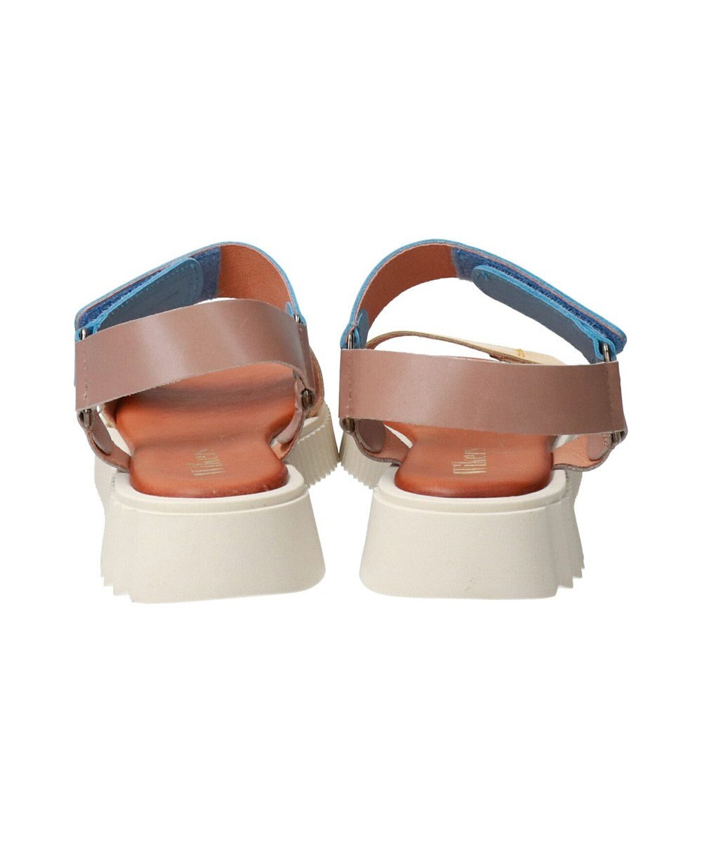 INTER-CHAUSSURES 【Wikers】ソフトスクエアトウ厚底サンダル 