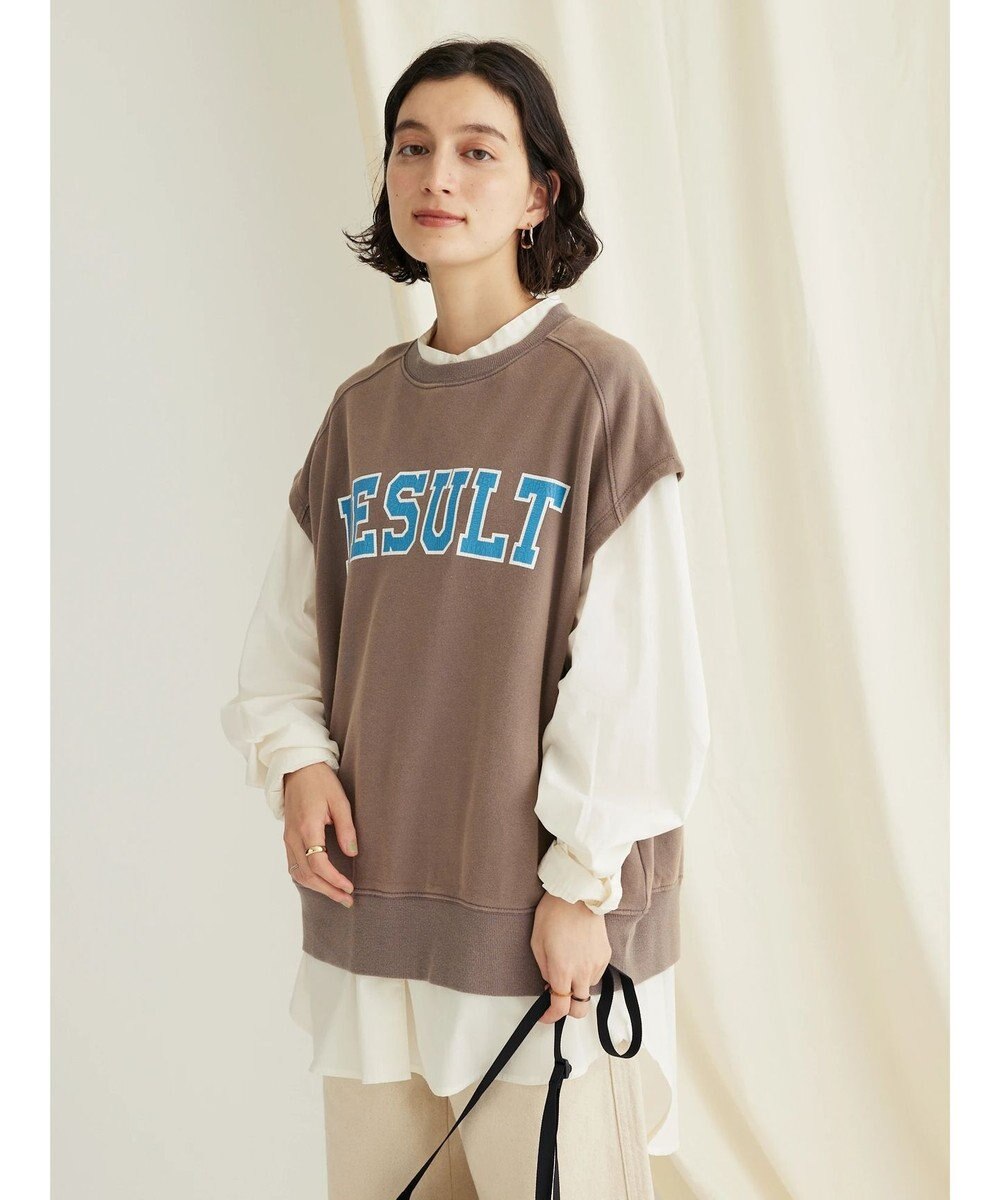 CRAFT STANDARD BOUTIQUE ミニ裏毛　パウダー加工　２ｗａｙクラックＰＴベスト 