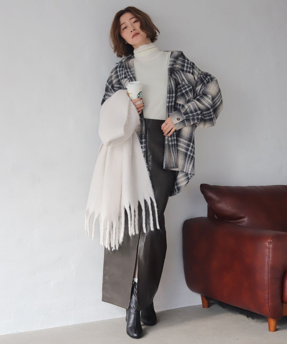 WEGO 【2025年秋冬新作】リブタートルニット 