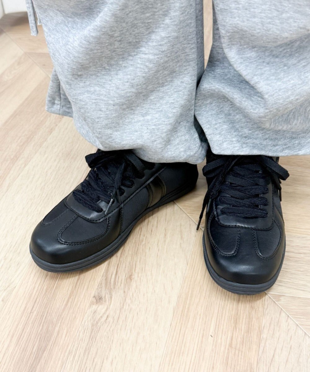 WEGO ダブルシューレースローカットスニーカー 