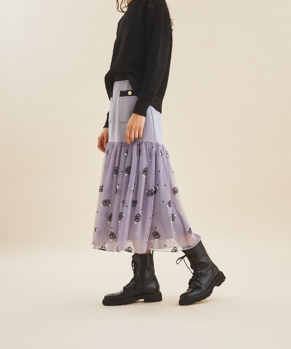 フラワードットembスカート / GRACE CONTINENTAL | ファッション通販