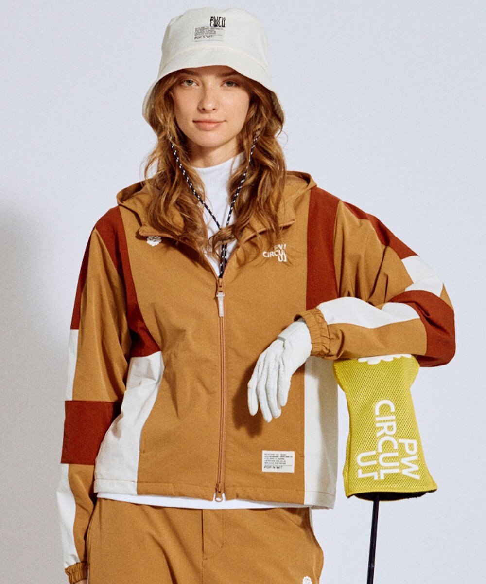 PW CIRCULUS 【ストレッチ素材】【WOMEN】トラックジャケット ゴルフウェア レディース 