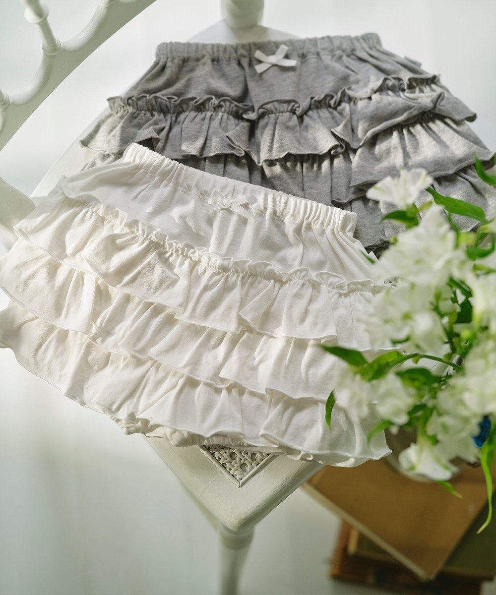 組曲 KIDS 【90㎝】フリルブルマー 