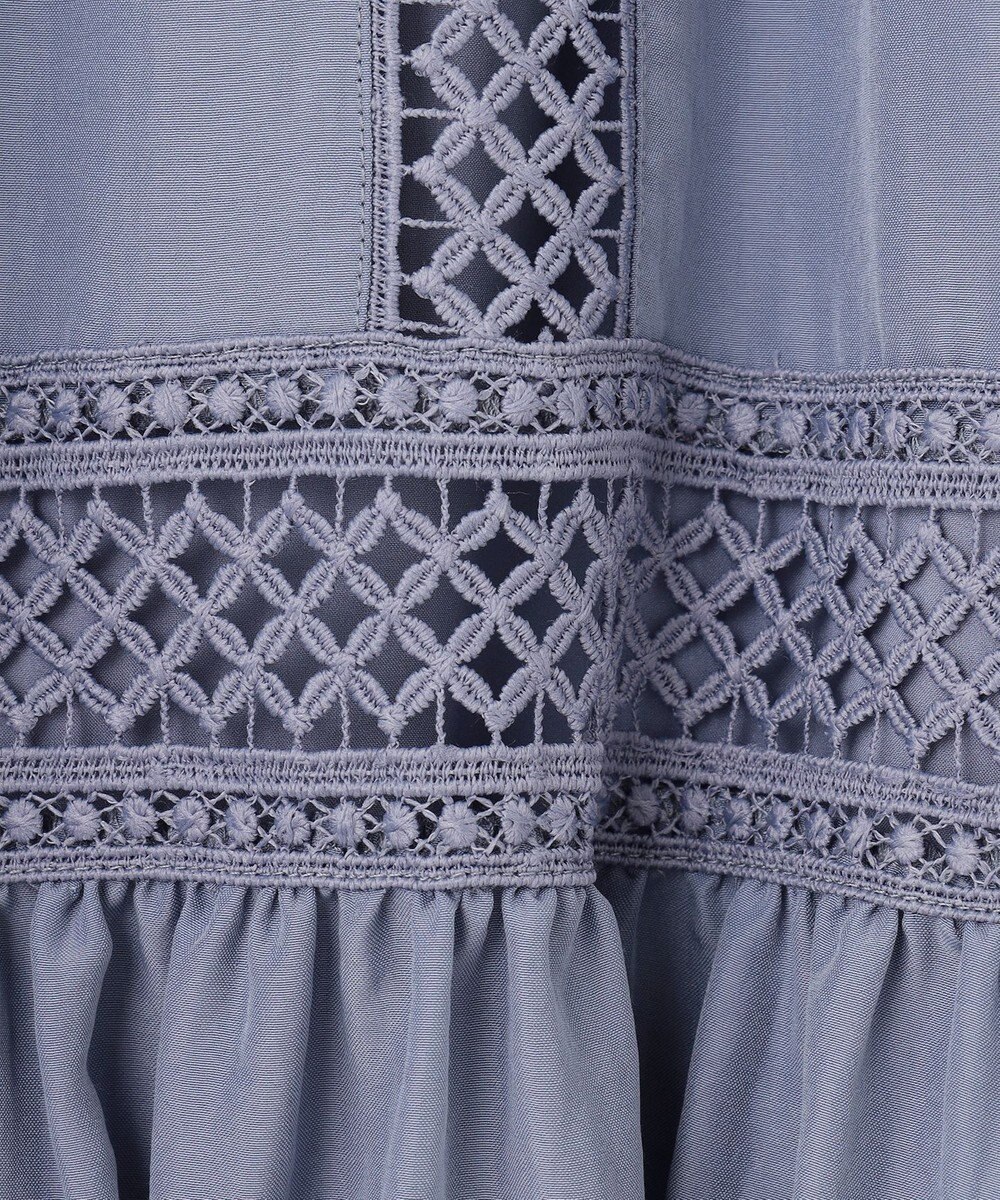 ANY SIS 【洗える】レースポイントティアード スカート 