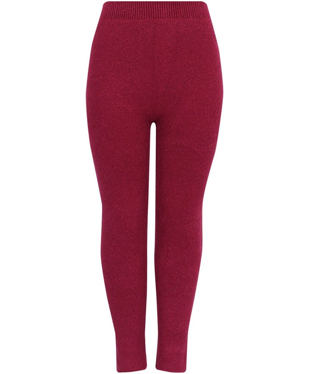 WACOAL あったかボトム 毛糸のパンツ ふんわりフィット 足首丈 レディース PPL757 /ワコール 