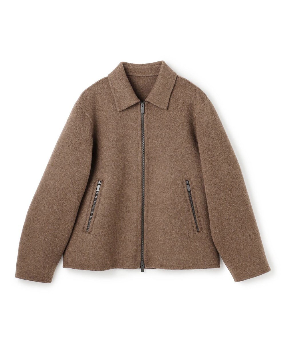 JOSEPH HOMME 【新素材】ウールキャメルリバー　ジップアップブルゾン 