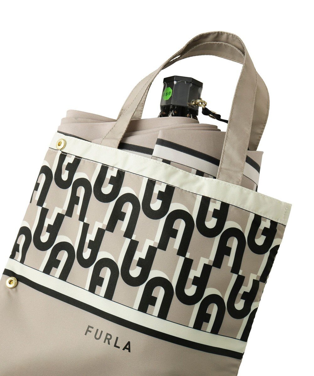 MOONBAT FURLA 傘袋 折りたたみ傘用 アーチロゴ／内側吸水生地 