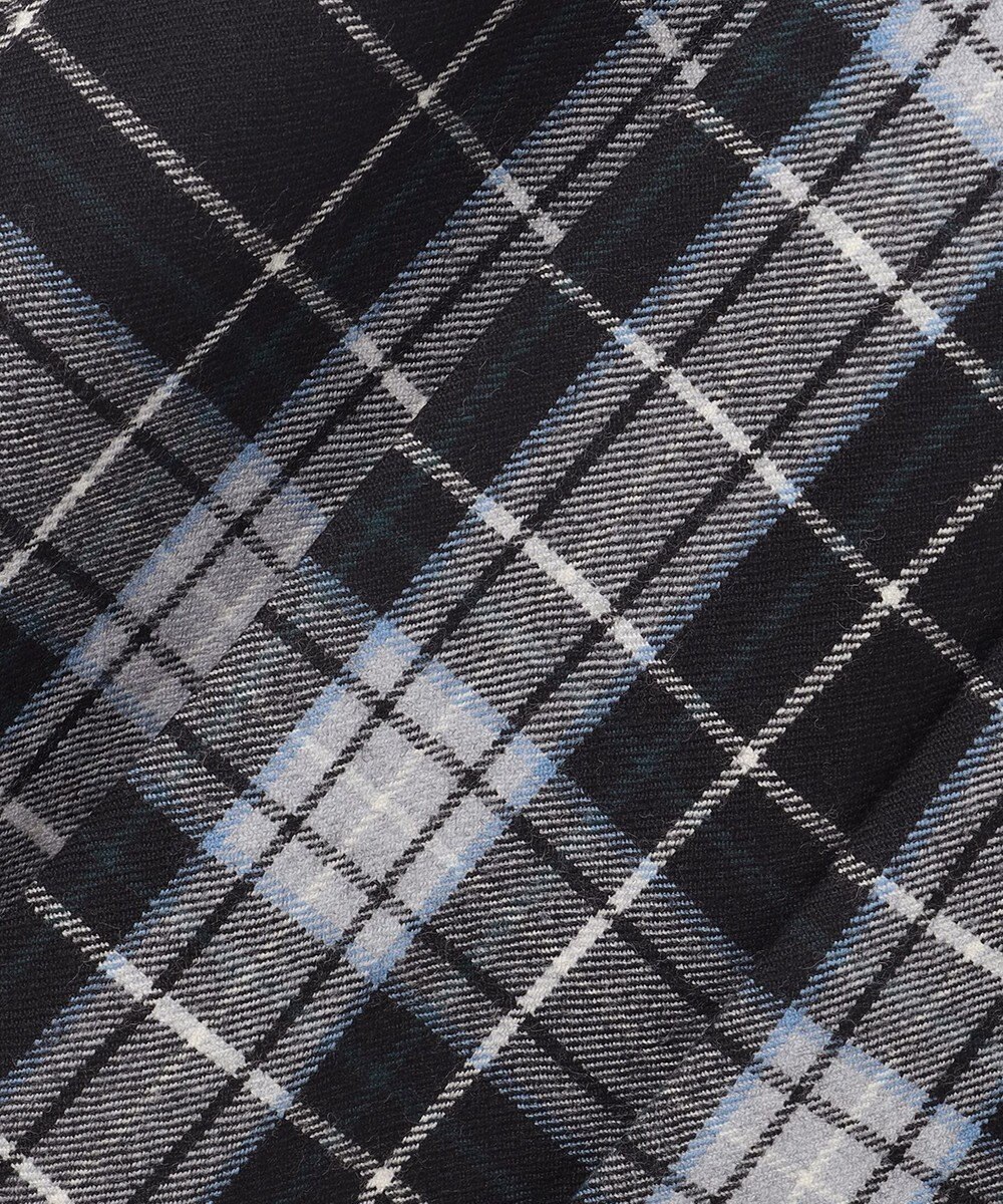 組曲 KIDS 【150-170cm】ウール綾チェック スカート（リボン付き） 