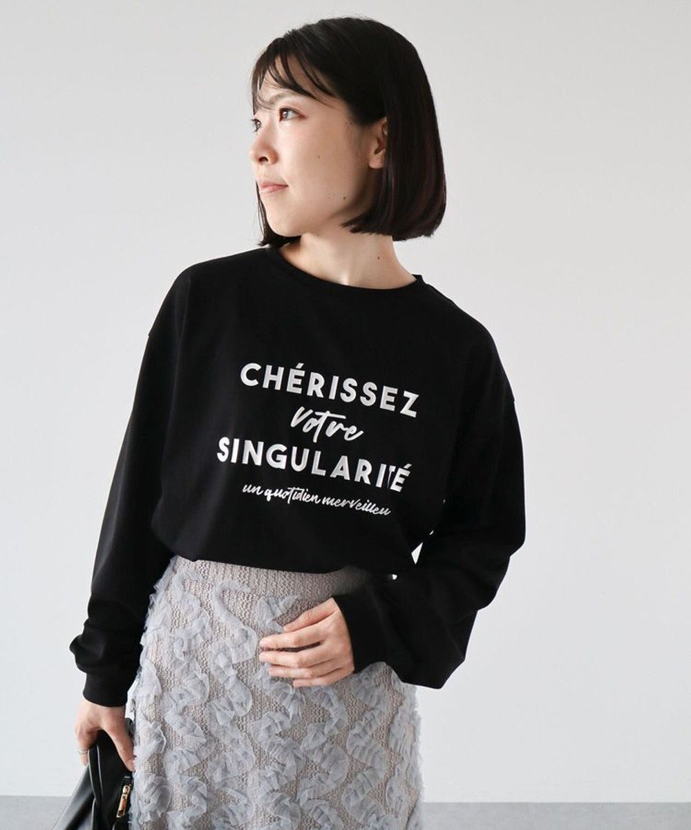 Green Parks 箔プリント長袖ロンＴＥＥ 