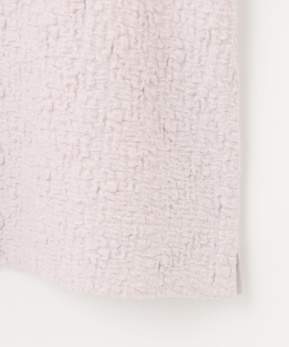 組曲 L 【WEB限定】ストレッチジャガード クロップドＴシャツ 