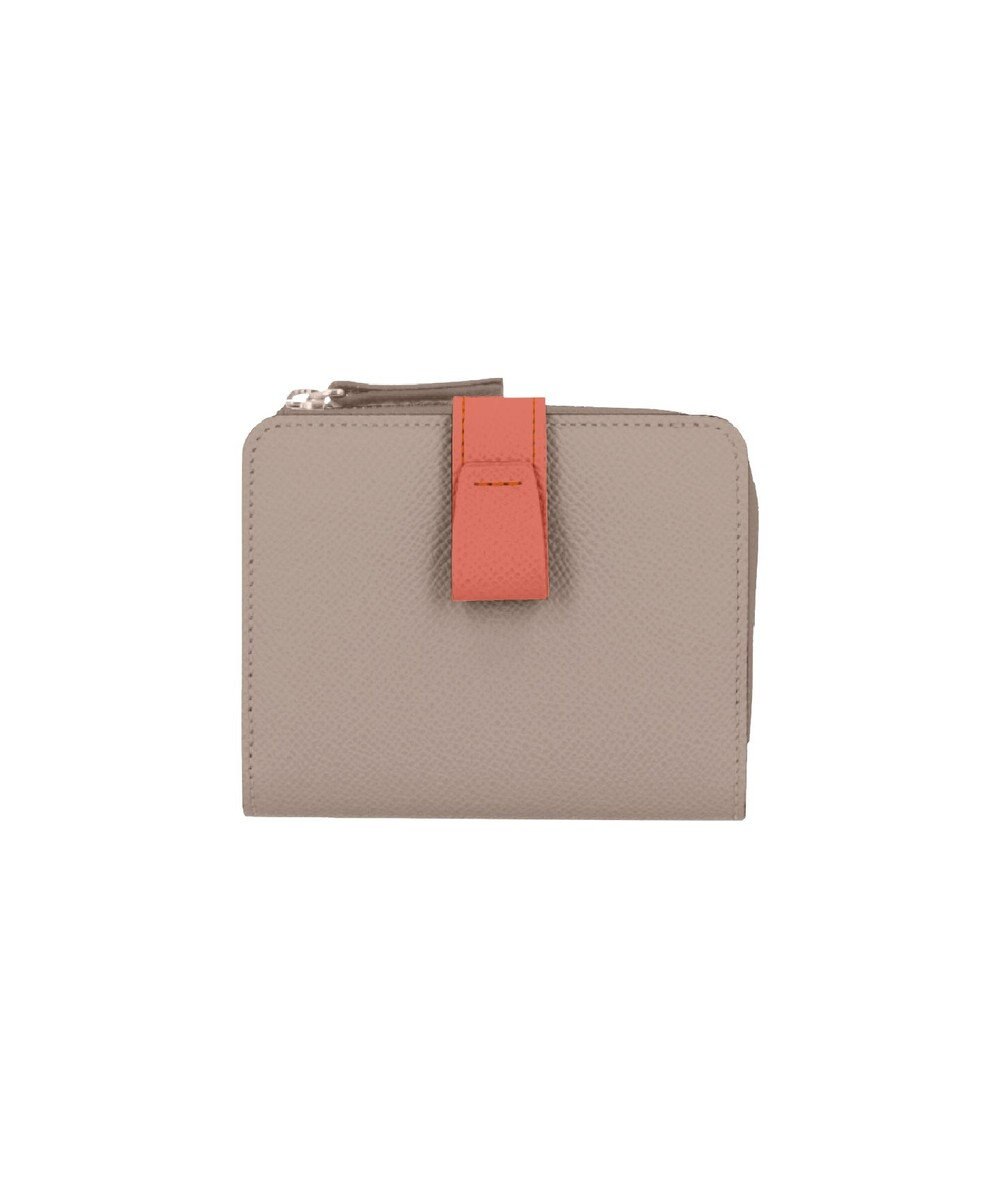 Atelier nuu 日本製 noble L字ファスナー二つ折りウォレット 