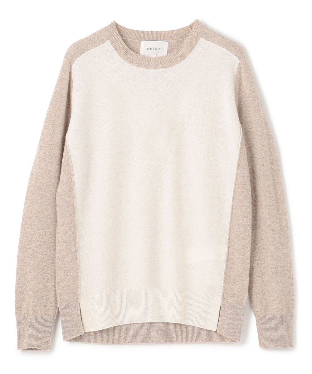 BEIGE， 【WEB限定・S-size】ROGAN / クルーネックニット 