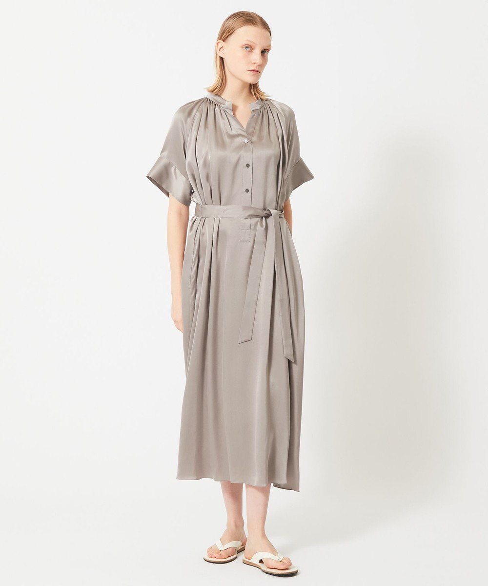 BEIGE， YEW / シャツワンピース 