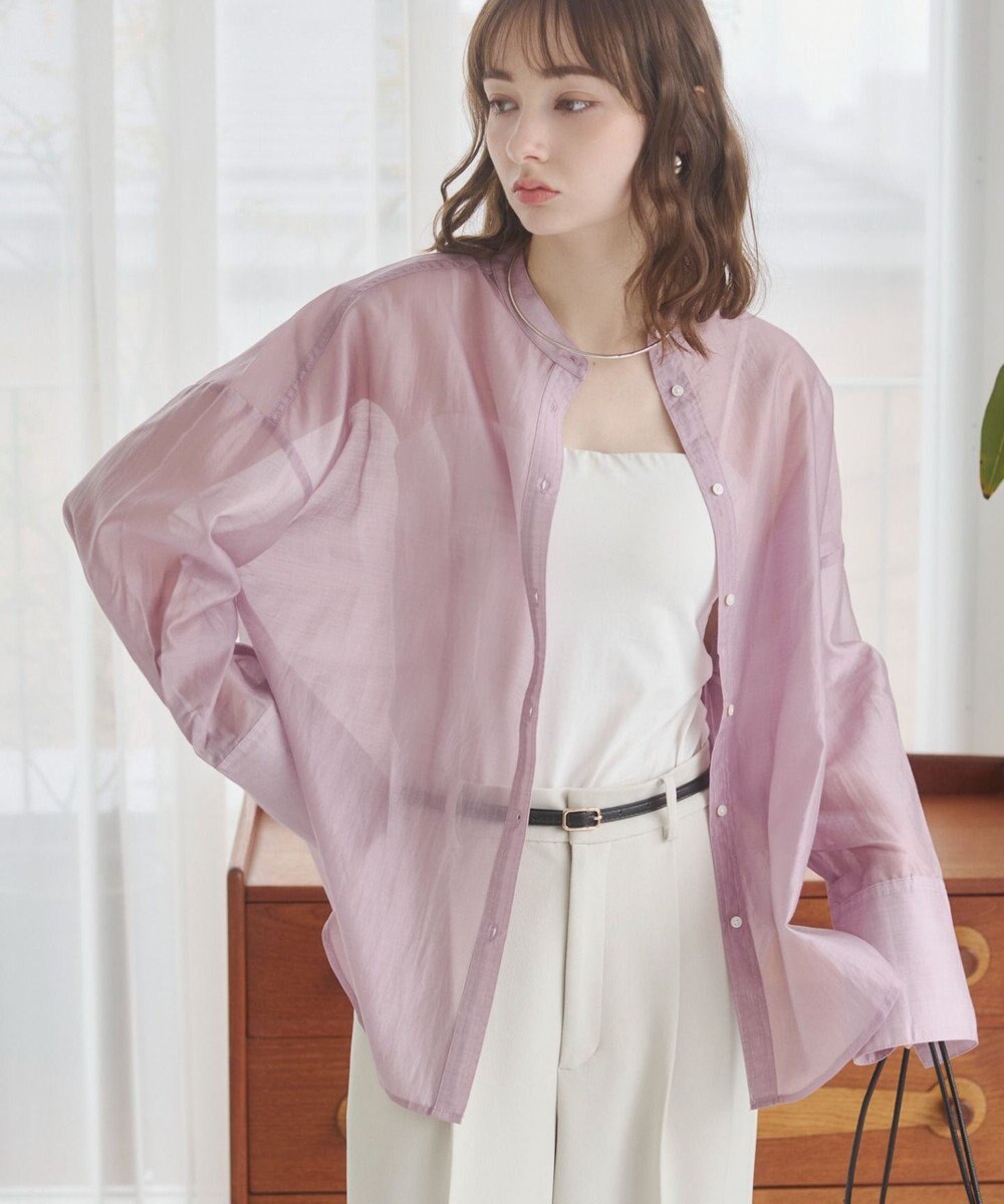 WEGO 【ANGIE VINTAGE】シアーシャツ 