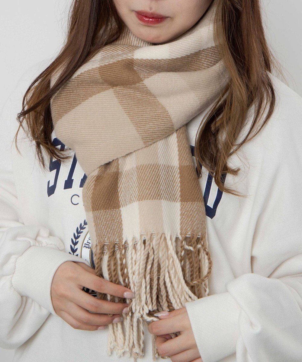 WEGO 【ユニセックス着用ITEM】大判ストール 