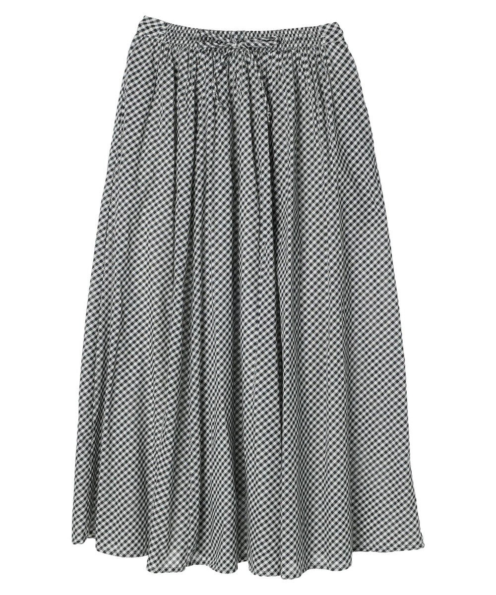 earth music&ecology コットンボイルボリュームスカート 