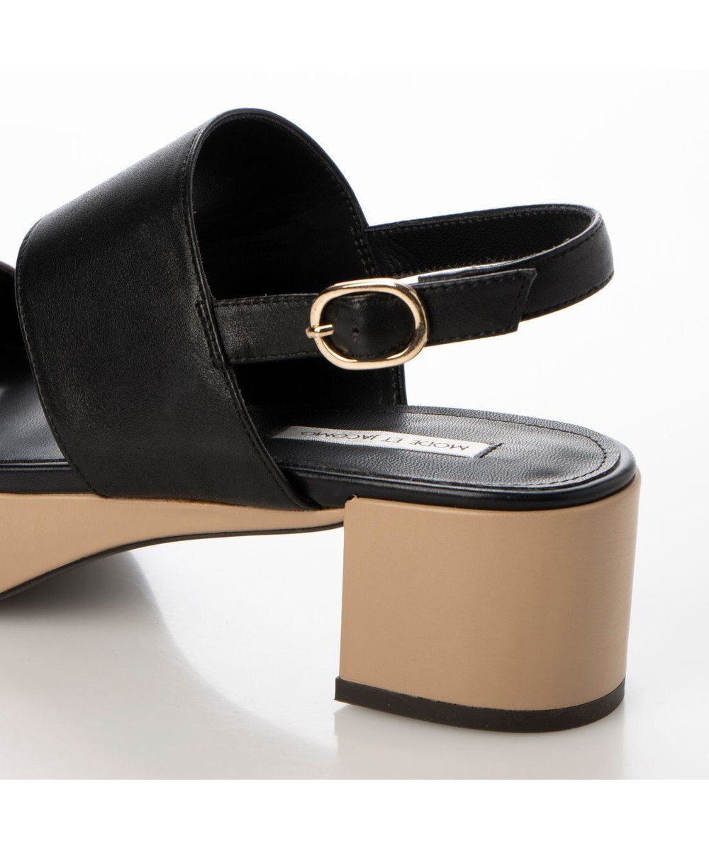 MODE ET JACOMO <MODE ET JACOMO>厚底ダブルベルトサンダル 