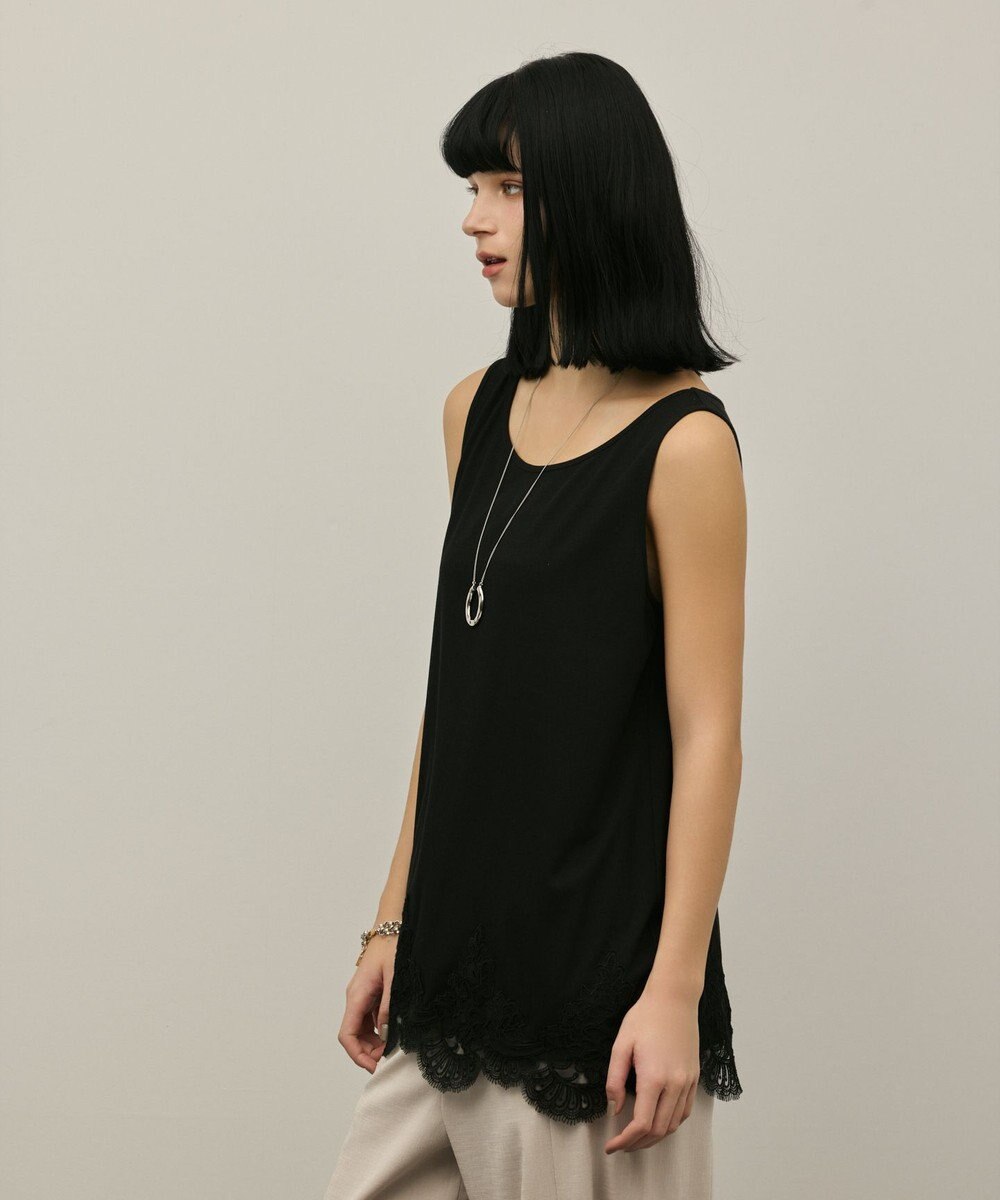 GRACE CONTINENTAL ヘムレースカットトップ 