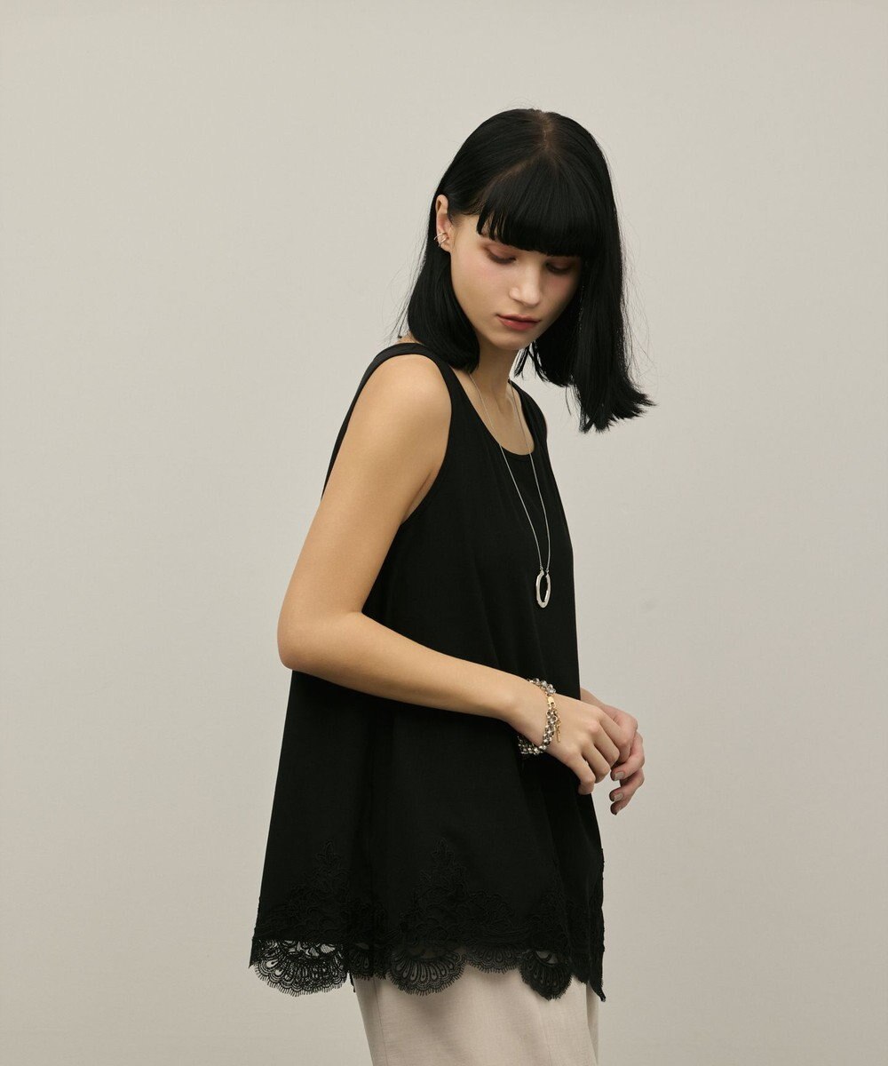 GRACE CONTINENTAL ヘムレースカットトップ 