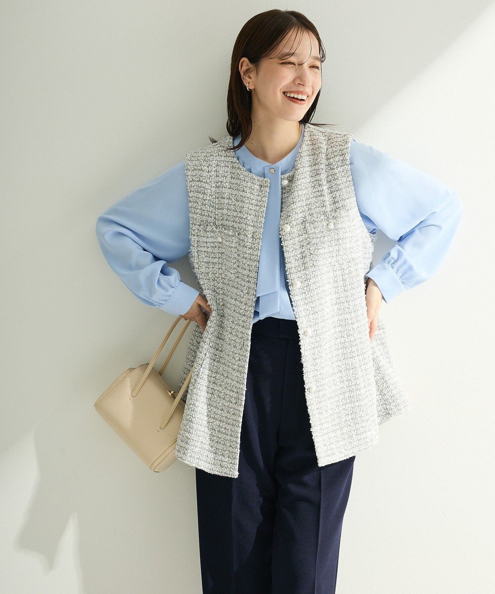 Green Parks Ｏ．ツィードペプラムベスト 