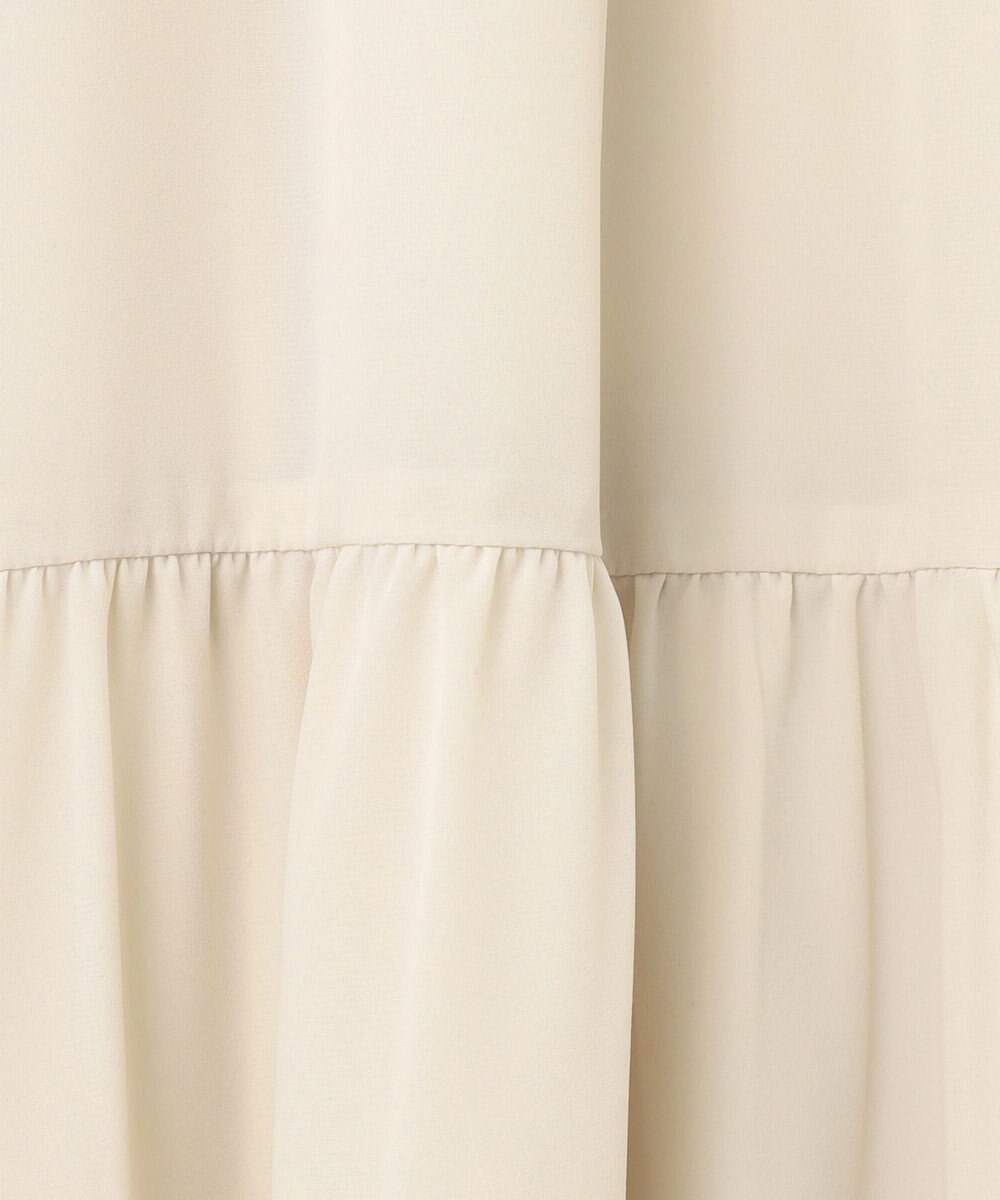 自由区 L シルキータッチティアード ドレス 