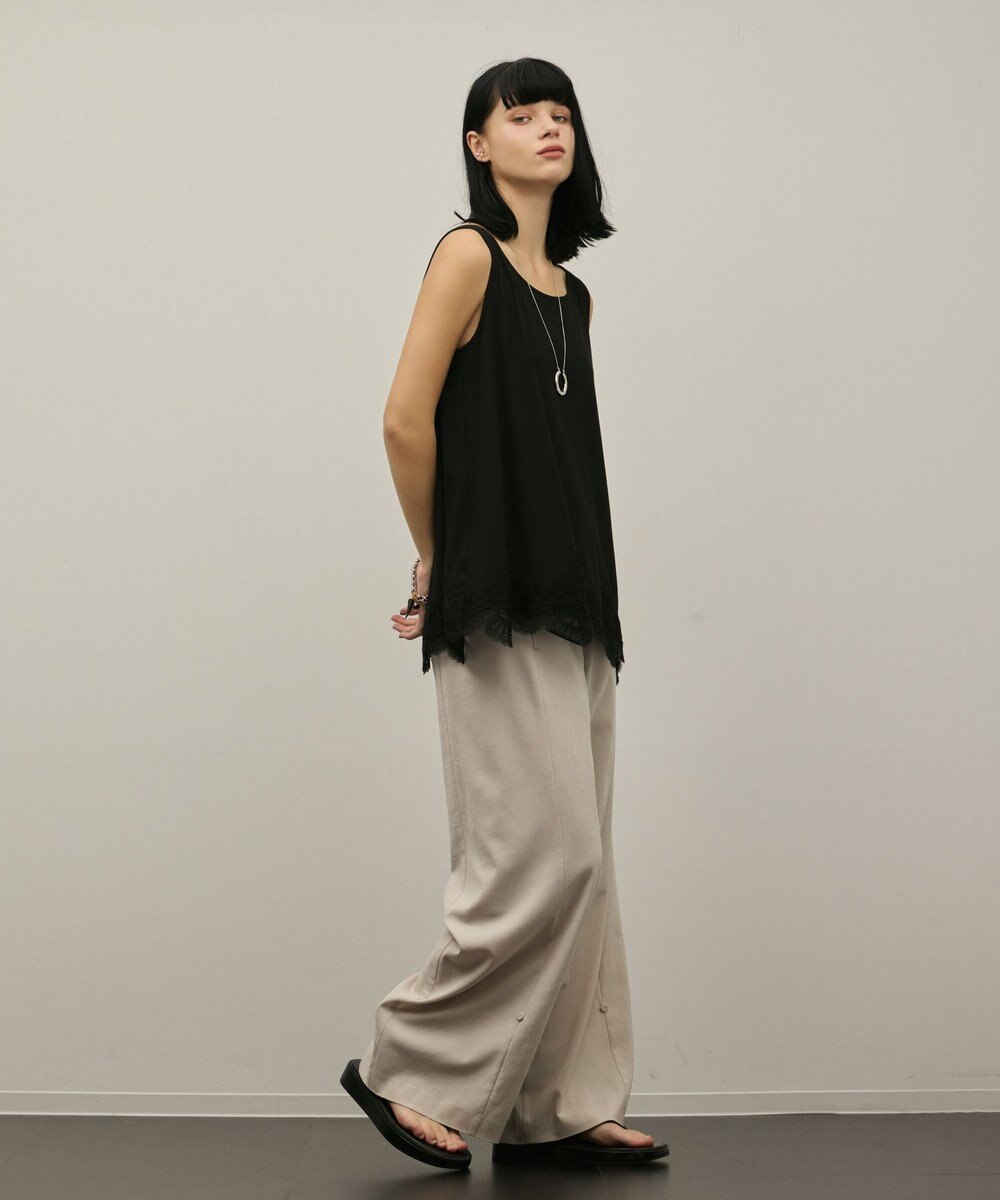 GRACE CONTINENTAL ヘムレースカットトップ 