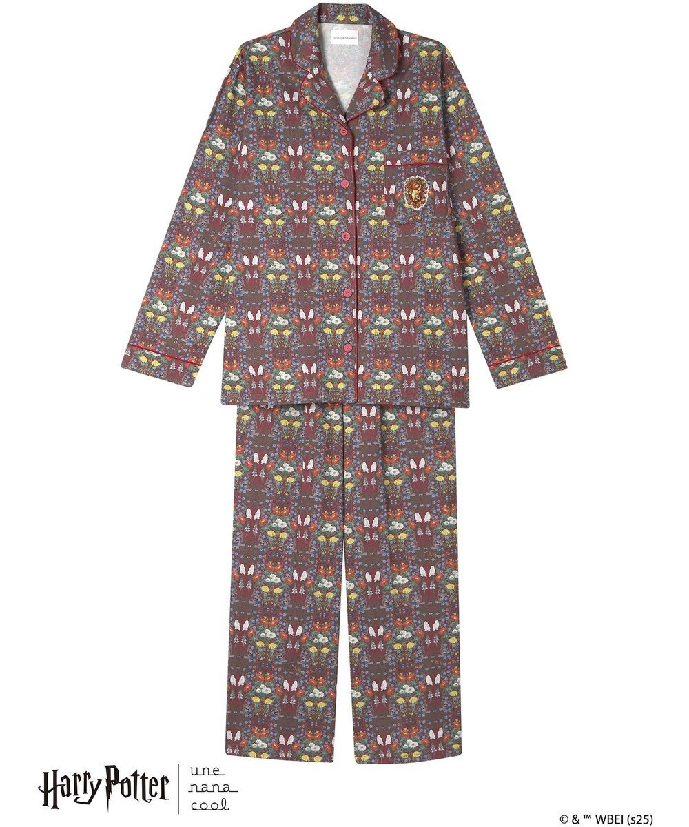 une nana cool 【ハリー・ポッターコラボ】【綿100%】開襟パジャマ 