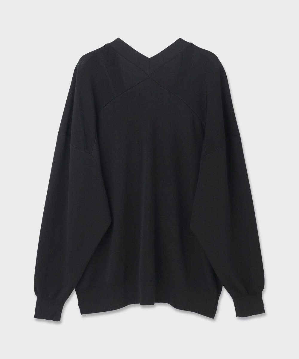 GRACE CONTINENTAL ルーズVネックニットカーディガン 