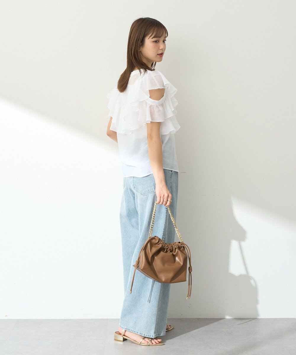 earth music&ecology ２ＷＡＹフリルブラウス 