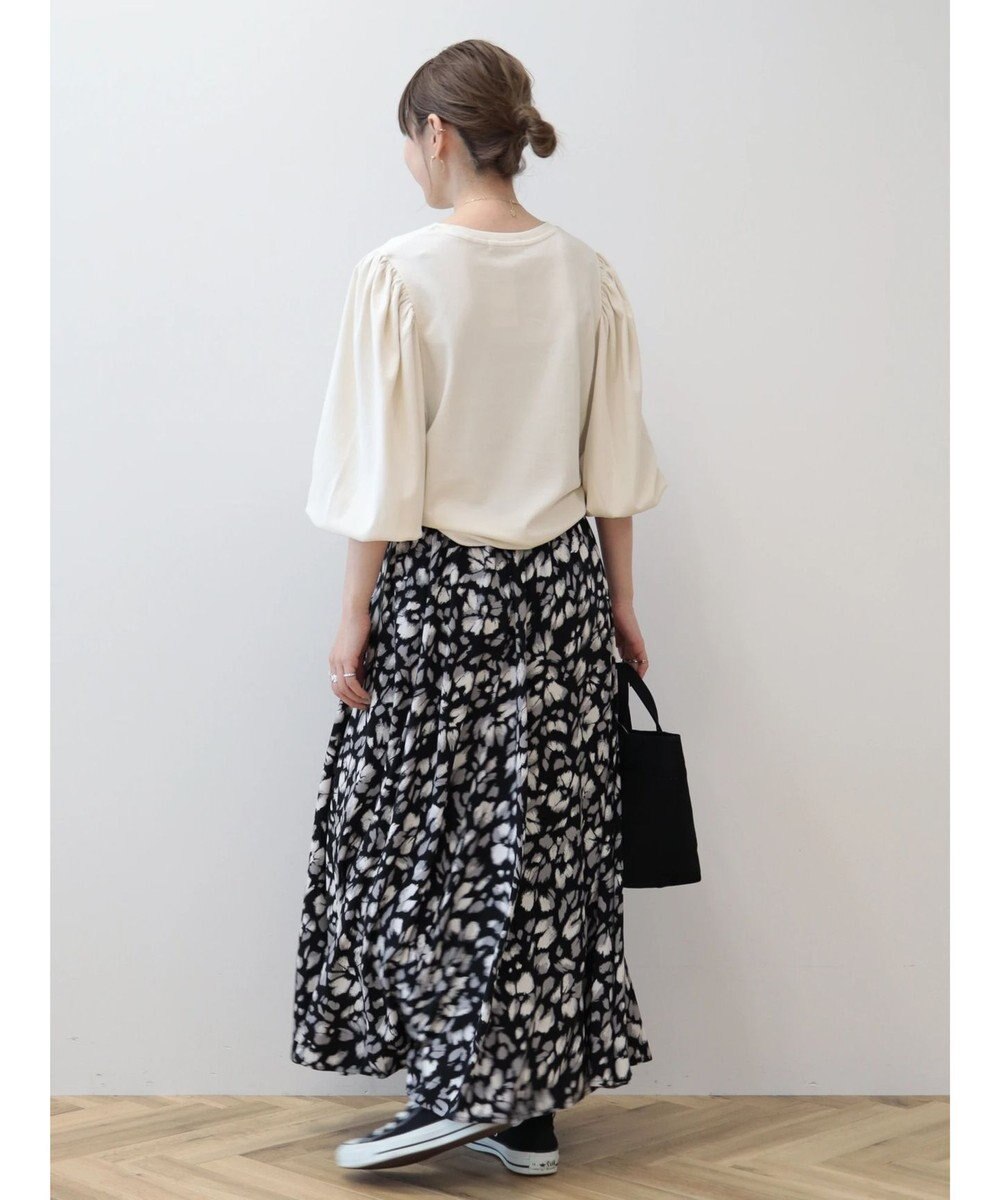 AMERICAN HOLIC ドルマンギャザー７分袖カットプルオーバー 