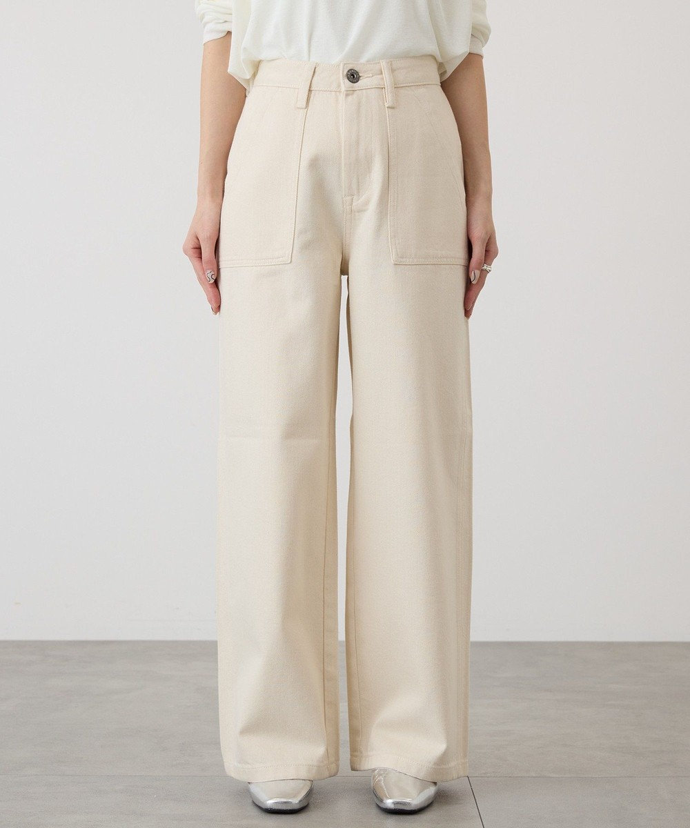 AMERICAN HOLIC ベイカーデニムパンツ 