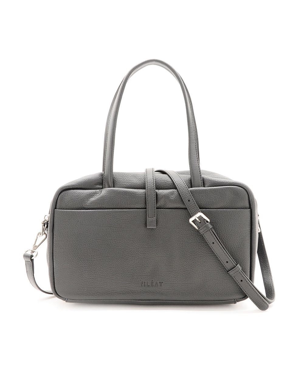 MioFIRANO レクタングル本革ハンドバッグ 2WAY　fiLEAT フィリート 