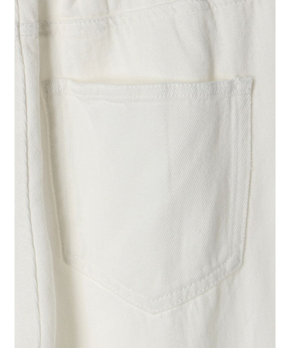 Green Parks ・ＥＬＥＮＣＡＲＥ　ＤＵＥ　ホワイトデニムタックパンツ 