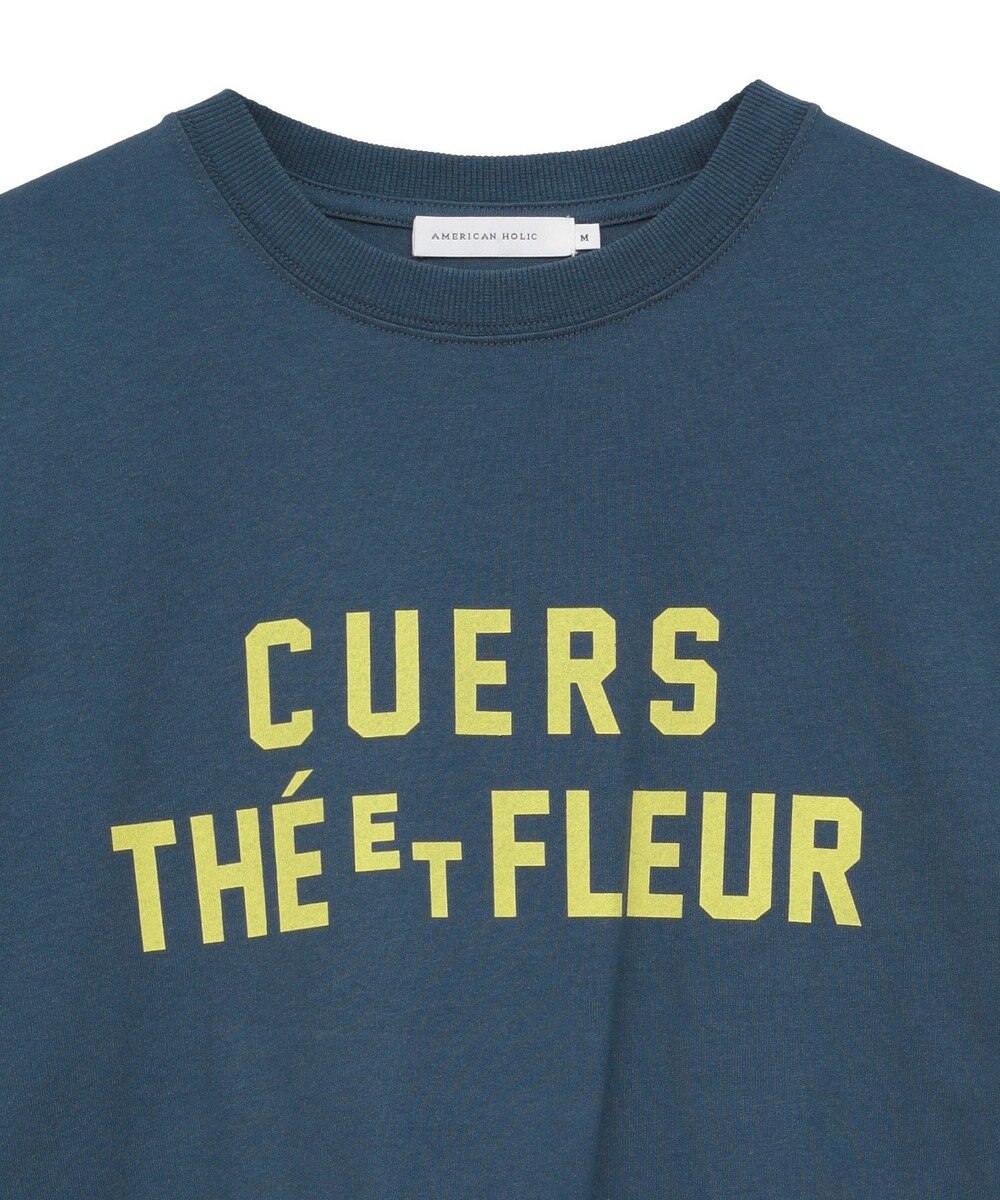 AMERICAN HOLIC デザインカレッジロゴプリントTシャツ 