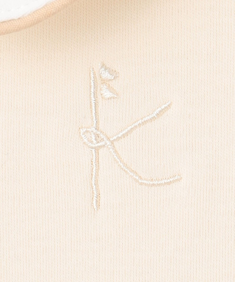 組曲 KIDS 【110-140㎝】フラワーパネルボーダー ワンピース 