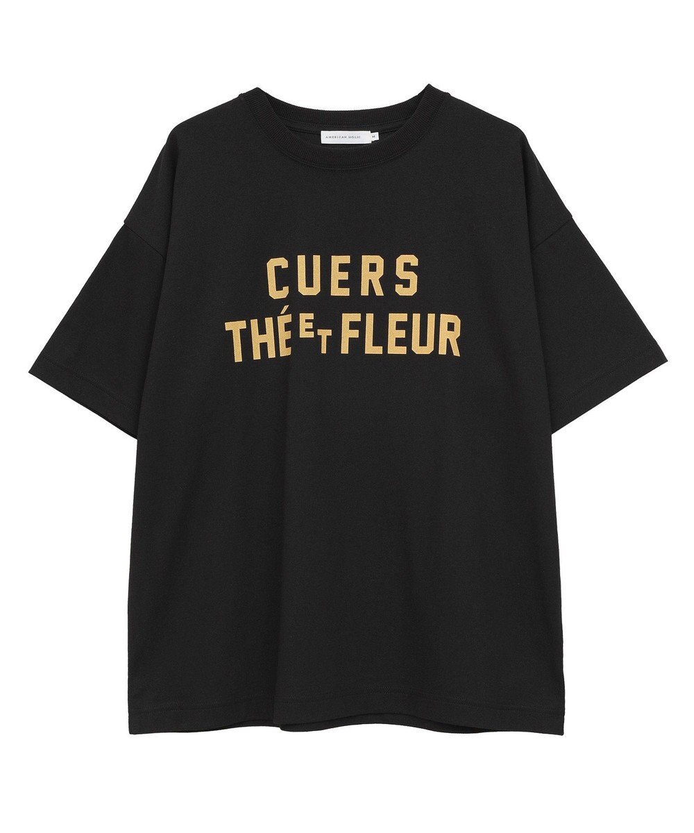 AMERICAN HOLIC デザインカレッジロゴプリントTシャツ 