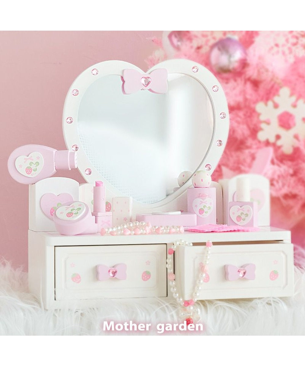 Mother garden スウィートストロベリー ハート ドレッサー ホワイト