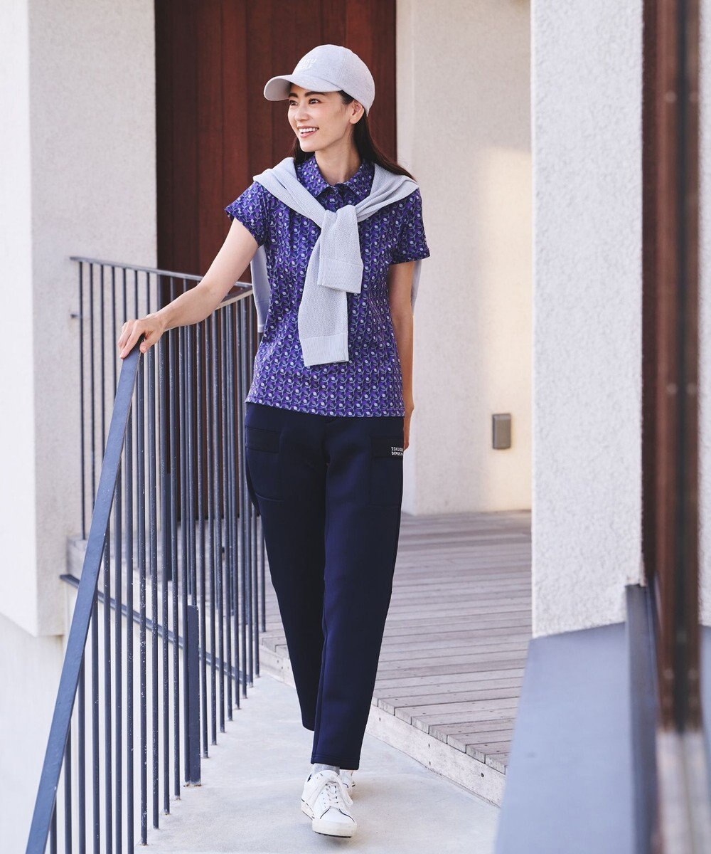 23区GOLF 【WOMEN】ダンボールニットパンツ 履き心地抜群でポケット付き！近所へのお出かけに◎ 