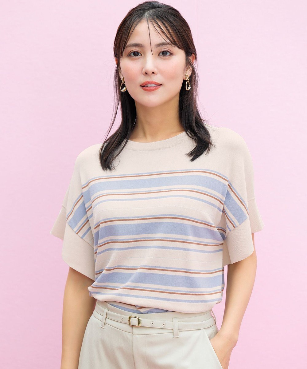 ANY SIS 【and GIRL掲載/アイスタッチ】フレンチスリーブ ニット 
