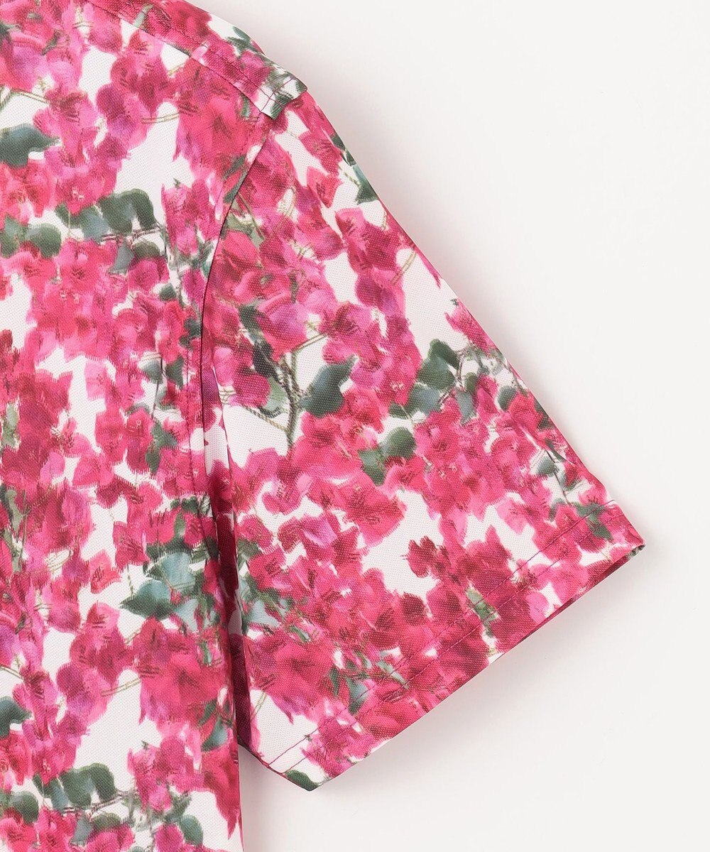 23区GOLF 【MEN】【接触冷感・UVケア・吸水速乾】ブーゲンビリア柄 ポロシャツ 