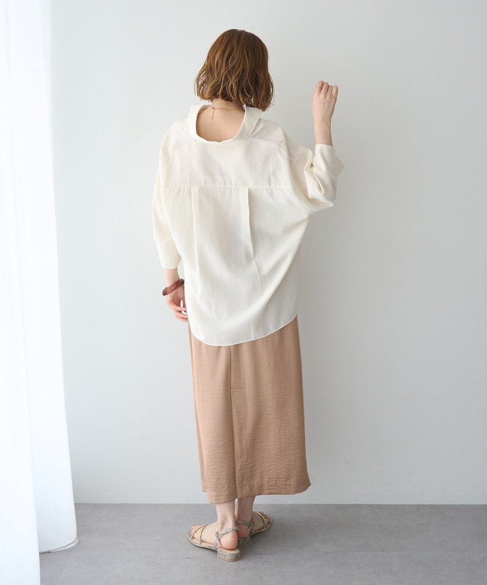 YECCA VECCA シャイニーツイルナロースカート 
