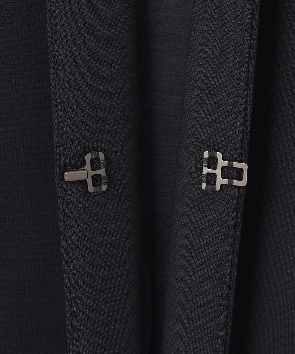 23区 S 【セットアップ対応/洗える】ストレッチポンチ ノーカラー ジャケット 