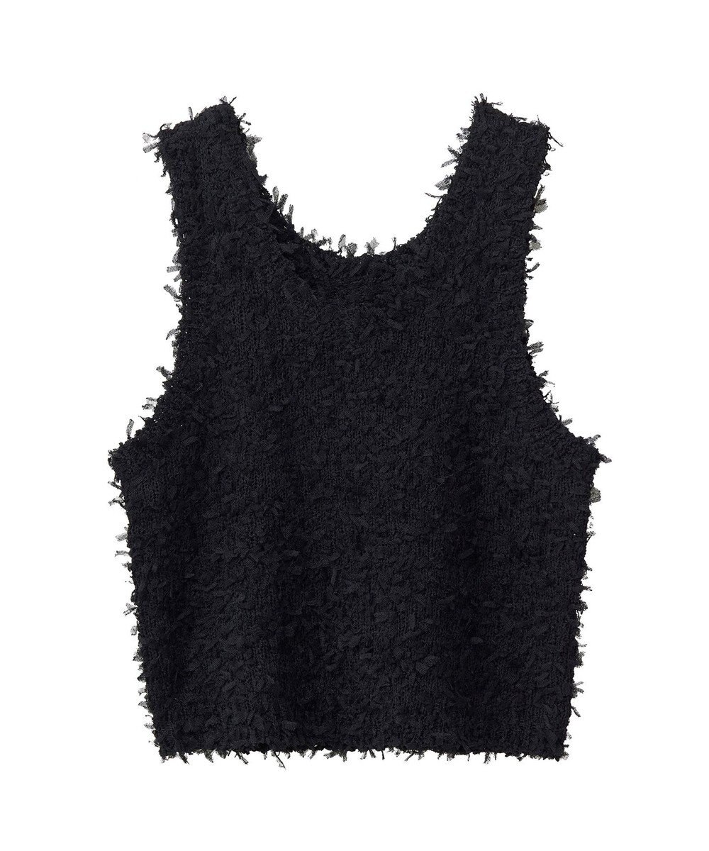 Green Parks ・ｓｗｉｎｇ　ｂｙ　２ｗａｙチュールヤーンベスト 