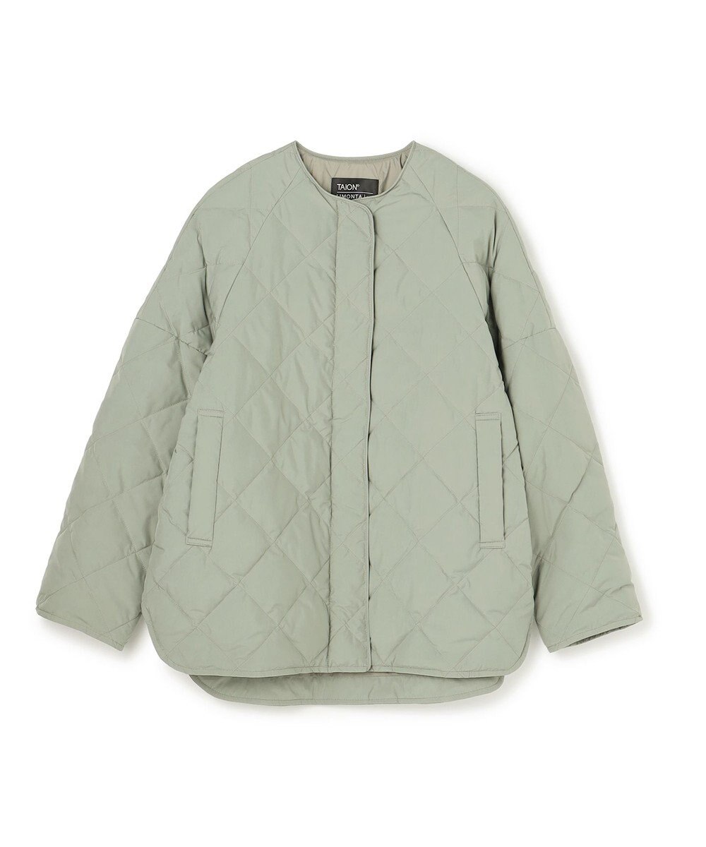 UNFILO 【自宅で洗濯OK / 軽量で暖かい】TAIONコラボ キルティングブルゾン 