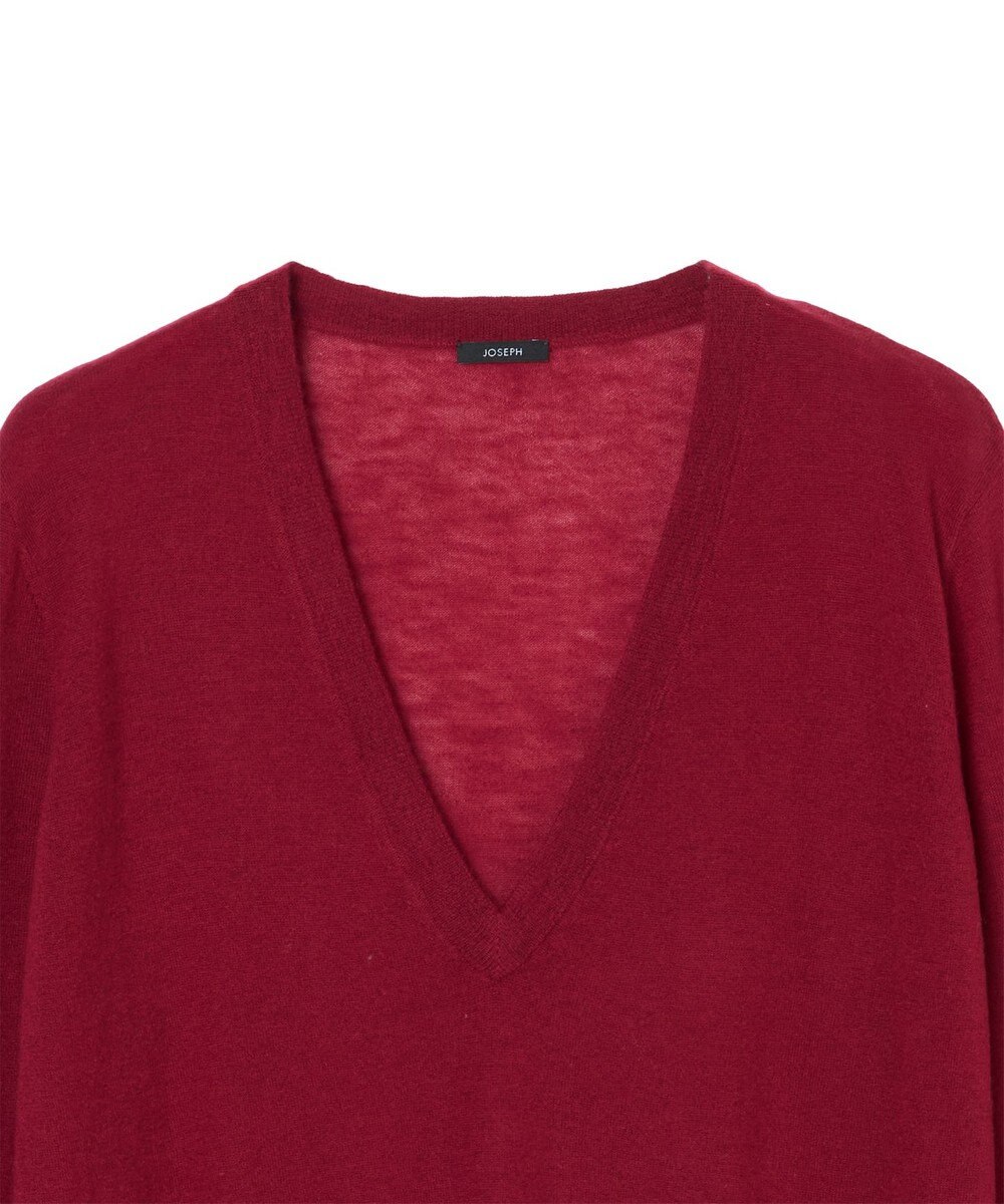 JOSEPH 【洗える】キャッシュエアー　Vネックニット 