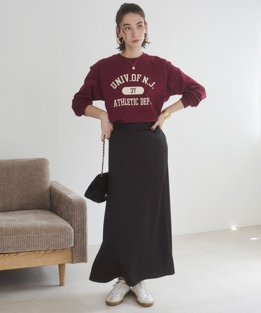 WEGO 【ANGIE VINTAGE】サテンマーメイドスカート 