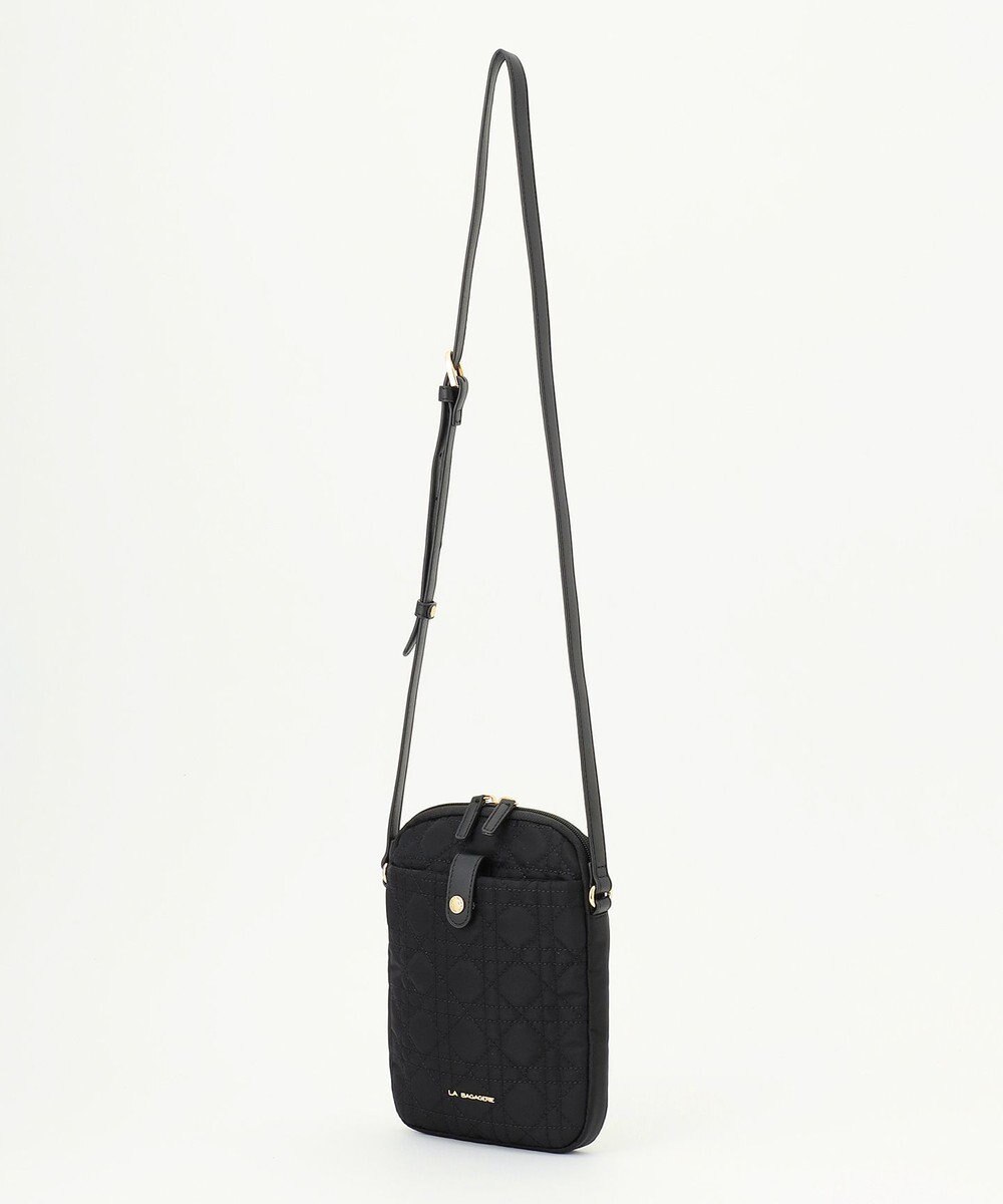 LA BAGAGERIE グリッドキルティングショルダー 